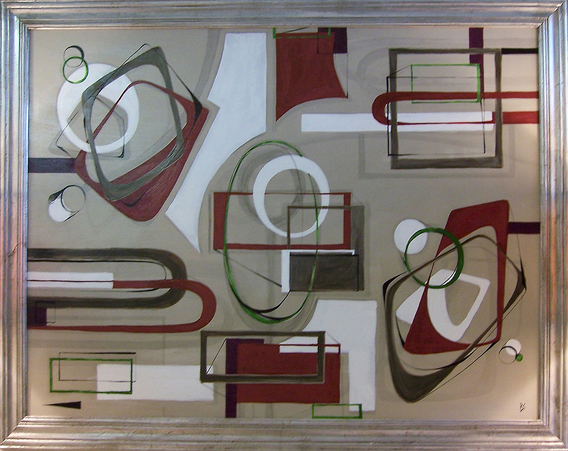 'Abstract in 3 Colours'